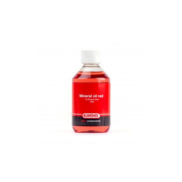 elvedes 250ml red mineral oil for all mineral systems f602ba