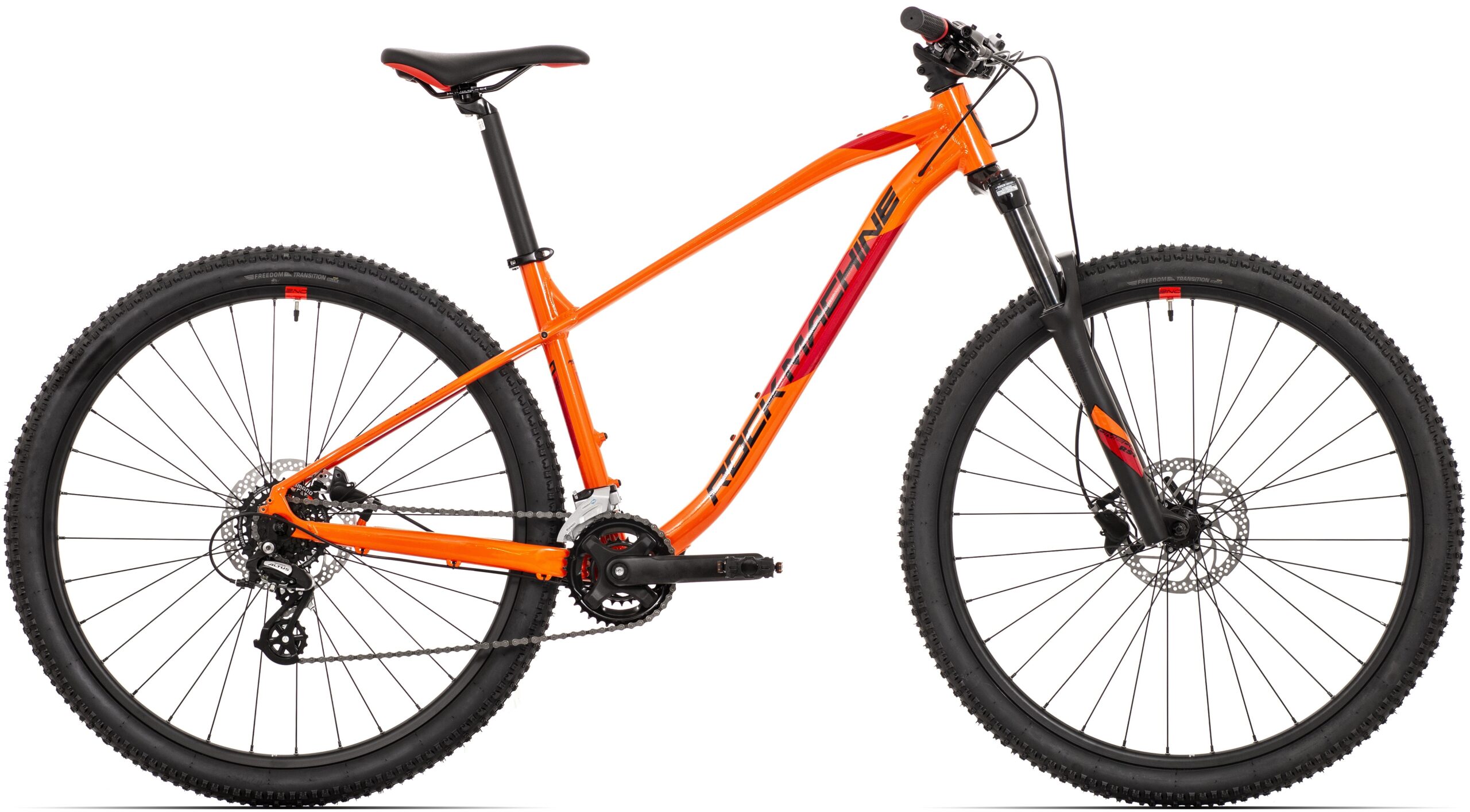 bicicleta rock machine blizz 10 29 29 gloss neon orange black red 190 l 1 scaled