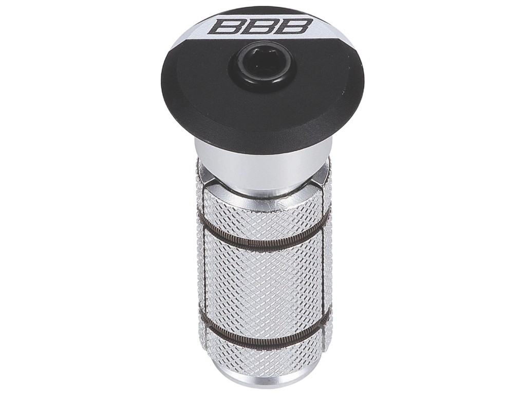 BBB Capac si floare cuvetarie PowerHead negru mat aluminu 1.1/8