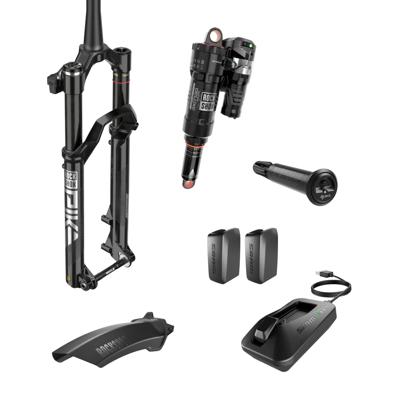 RockShox Flight Attendant Upgrade Kit - Trail | Pike Fork + Super