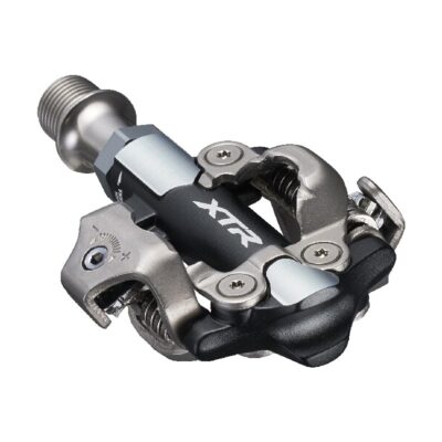 PEDALE SHIMANO XTR PD-M9100, SPD, FARA CATADIOPTRII, CU PLACUTE SM-SH51, AX CU 3MM MAI SCURT, AMBALAT IND.