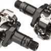 PEDALE SHIMANO PD-M505-L, SPD, W/O REFLECTOR, INCL. CLEAT SM-SH51, NEGRU, AMBALAT IND.