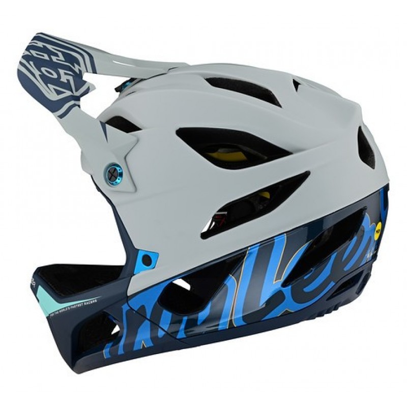 Troy Lee Designs Casca Stage Mips Signature Blue | Troy Lee