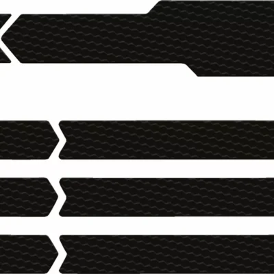 Algis Protectii Chain Stay + Seat Stay Textured Black