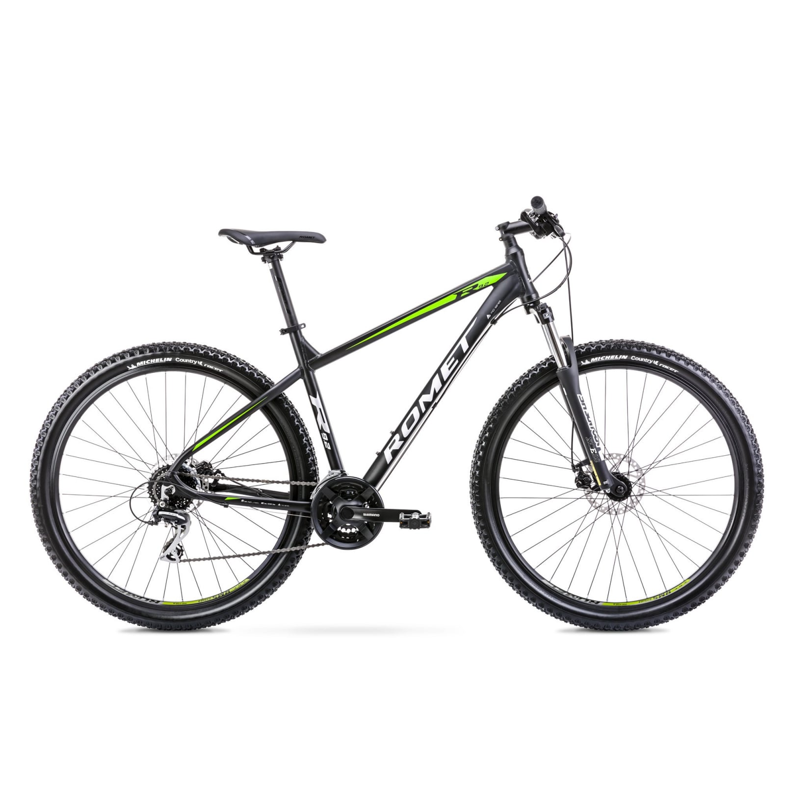 bicicleta de munte pentru barbati romet rambler r9 2 negru lime gri 2022 661039