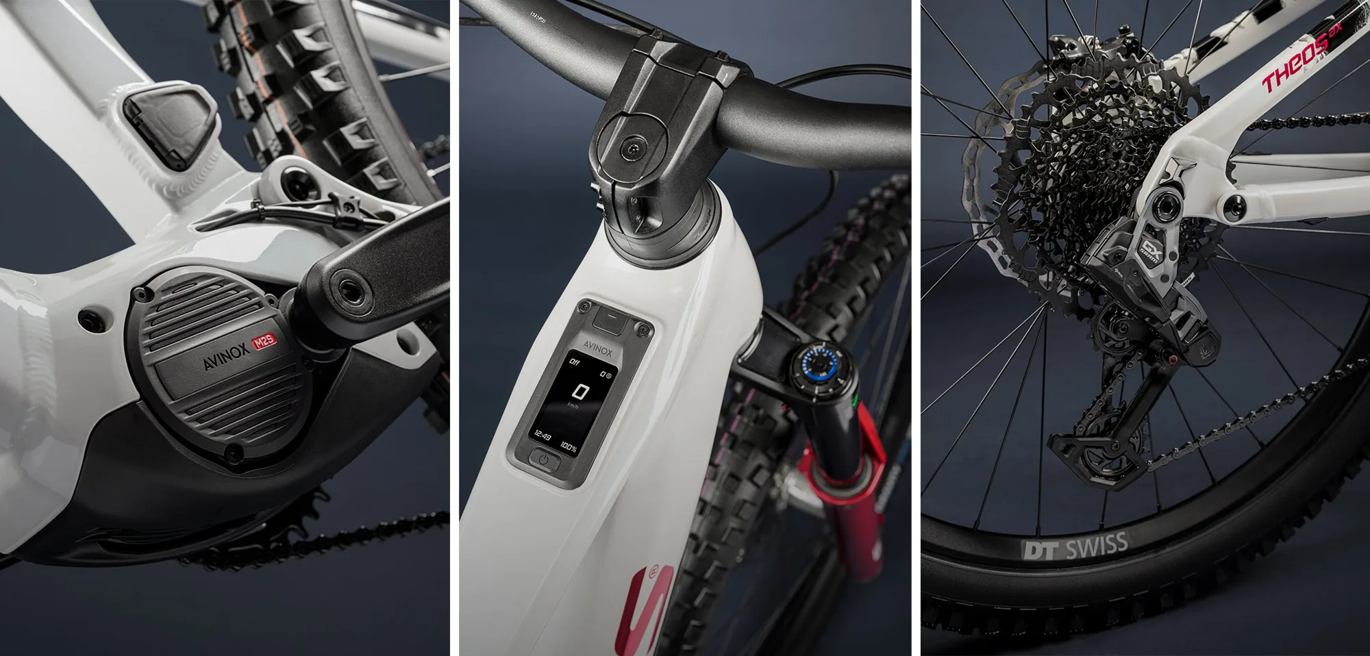 Motor AVINOX și display OLED pe Kellys Theos AX